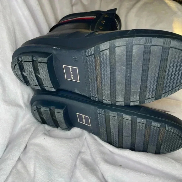 Tommy Hilfiger Boots Womens Sz 10 M Toniee Blue Lace Waterproof Snow Rain Ankle - Picture 5 of 7